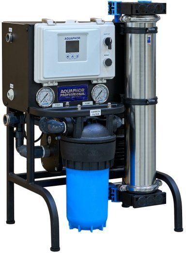 Система обратного осмоса AQUAPHOR APRO-M-150-G-D SST (дозатор GRUNDFOS, PLC Aquaphor) Система обратного осмоса AQUAPHOR APRO-M-150-G-D SST (дозатор GRUNDFOS, PLC Aquaphor)