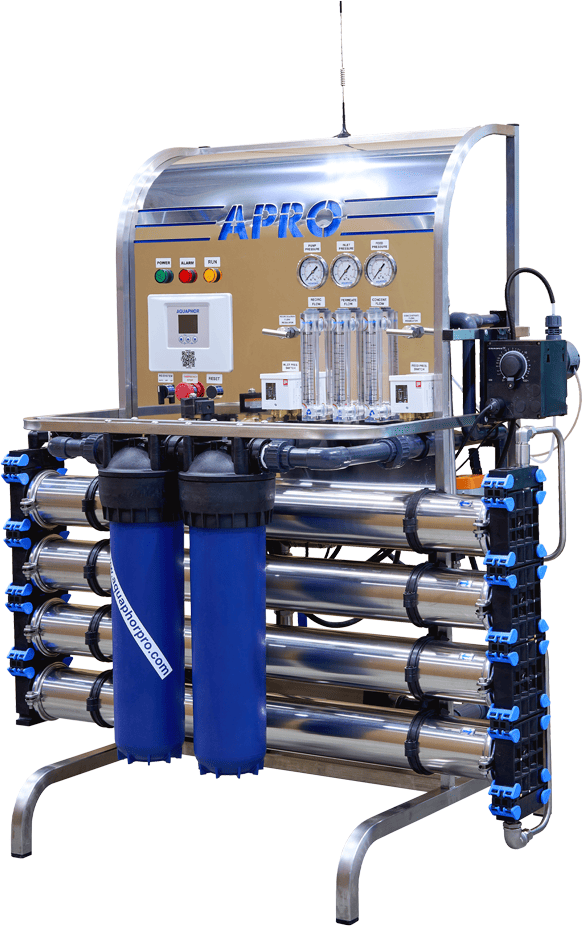 Система обратного осмоса AQUAPHOR APRO-HP-1000-G-D SST (PLC Aquaphor, Grundfos, без дозатора) Система обратного осмоса AQUAPHOR APRO-HP-1000-G-D SST (PLC Aquaphor, Grundfos, без дозатора)